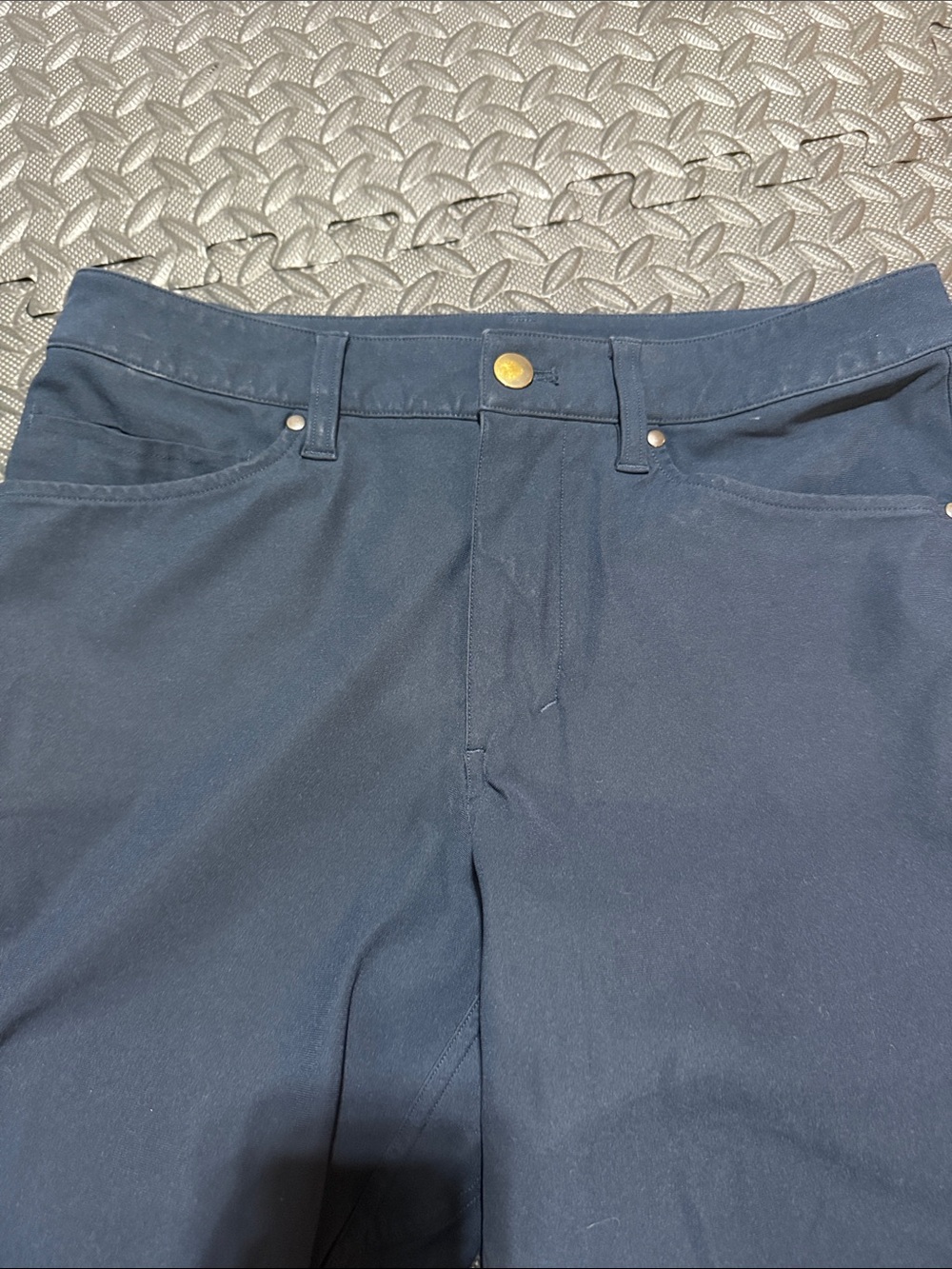lululemon athletica Men's Navy Blue ABC pants size 28 - Picture 2 of 5